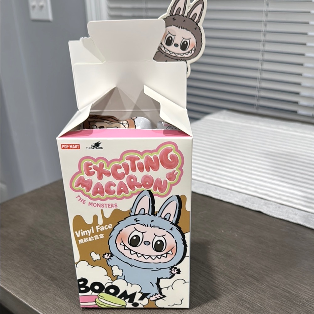 Pop Mart Exciting Macaron Stuffed Animal - Sesame Bean